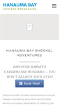 Mobile Screenshot of hanaumabaysnorkel.com